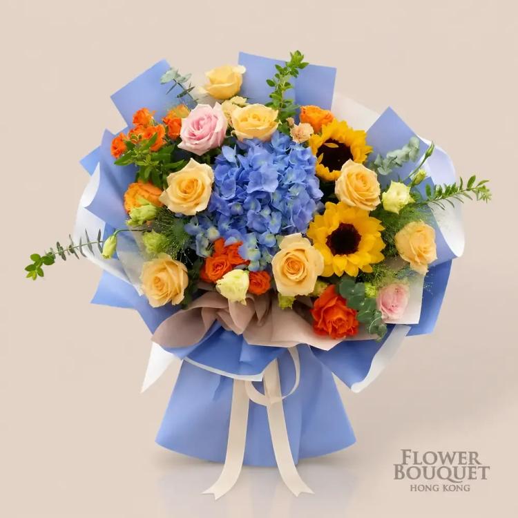 blue-hydrangea-sunflower-bouquet-replacement-1000