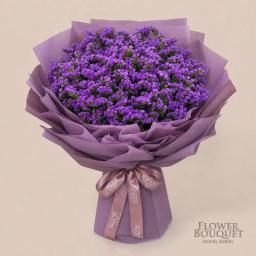 紫色勿忘我 鮮花花束