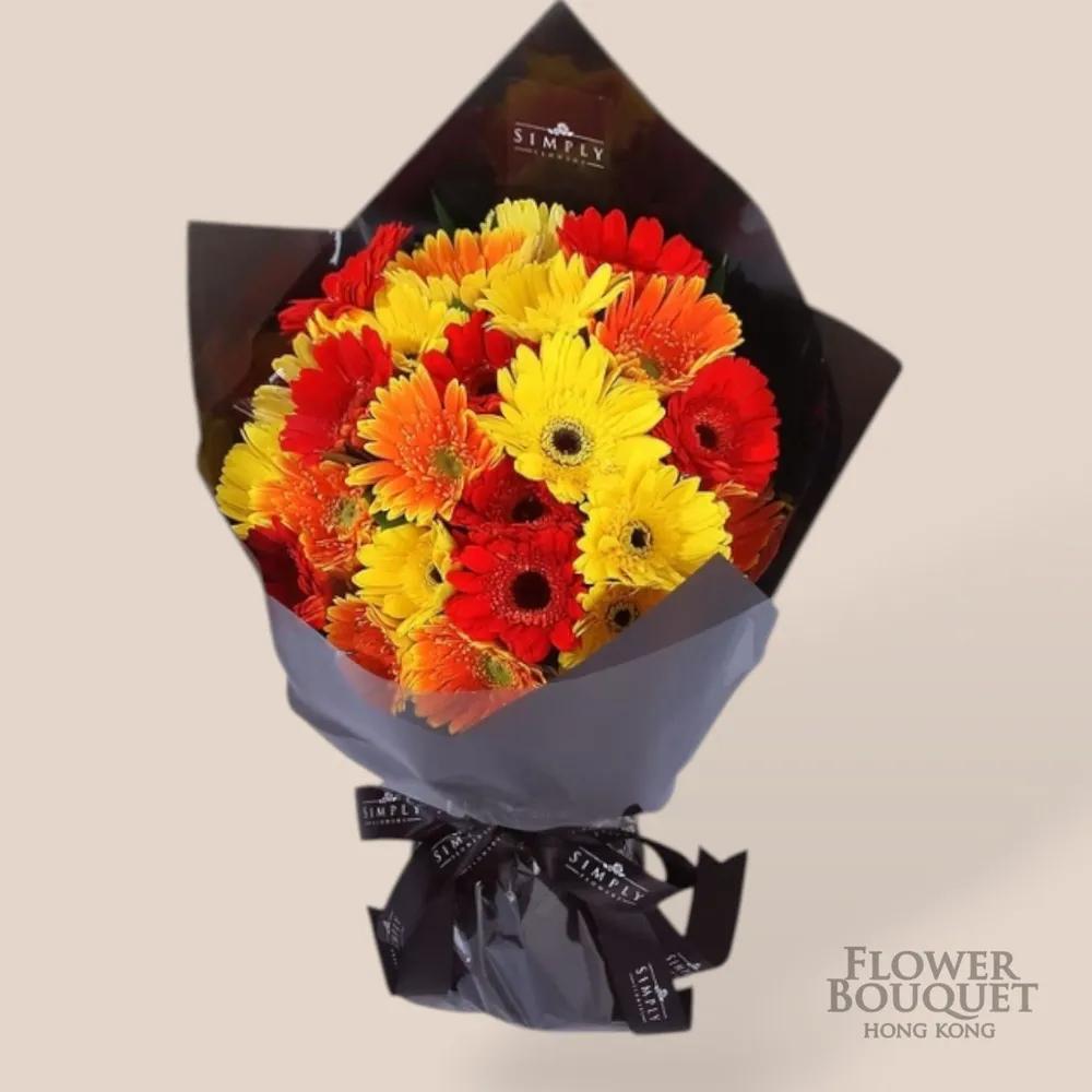 混色太陽花 花束 - 點擊查看商品詳情 混色太陽花 花束 | 御花店