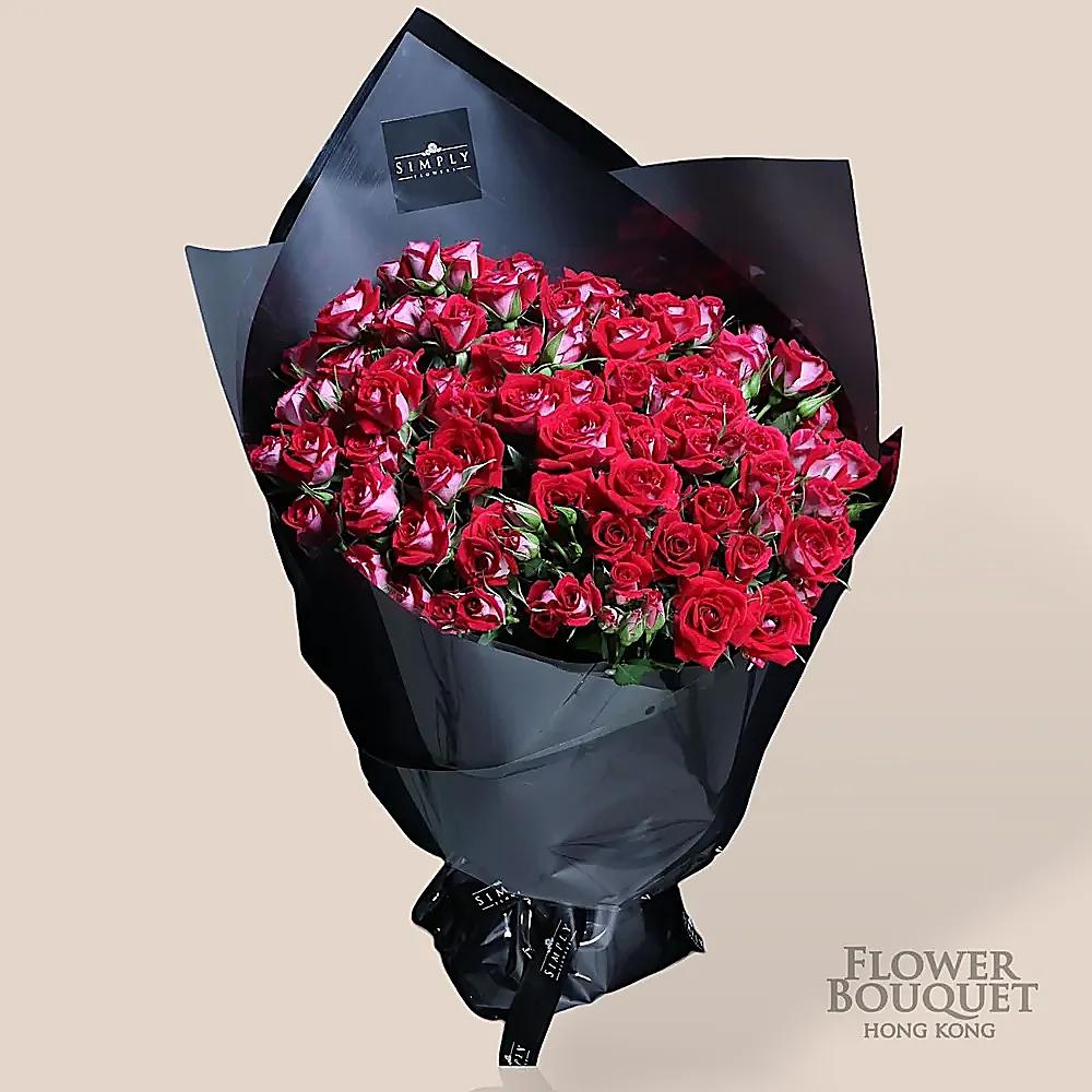 紅小玫瑰 花束 - 點擊查看商品詳情 紅小玫瑰 花束 | 御花店